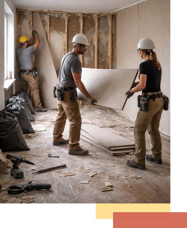 Демонтаж стеновых панелей в Орехово-Зуево быстро и аккуратно