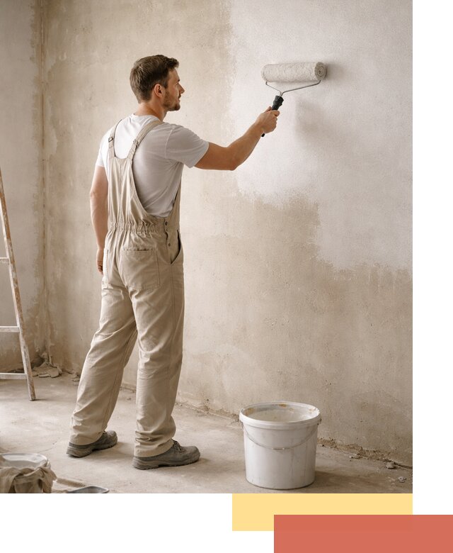 Грунтовка стен под отделку в Орехово-Зуево профессиональным раствором