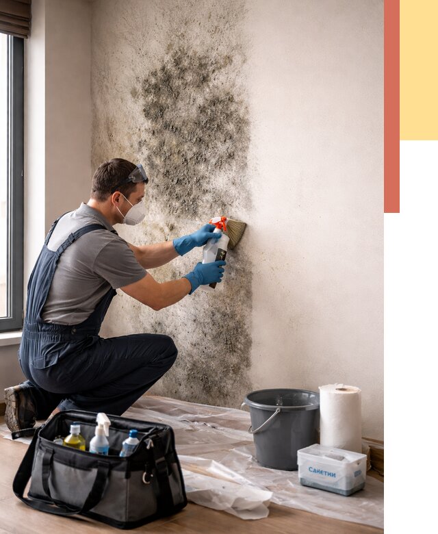 Удаление плесени со стен в Орехово-Зуево от 2240 руб. — быстро и недорого | ОТДЕЛОЧНИК-Рхв