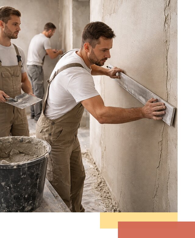 Штукатурка стен без маяков в Орехово-Зуево быстро и качественно