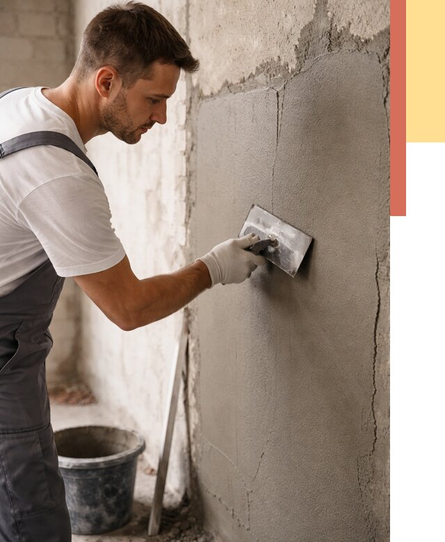 Штукатурка стен под плитку в Орехово-Зуево от 4376 руб./м2 — выравнивание под плитку | ОТДЕЛОЧНИК-Рхв