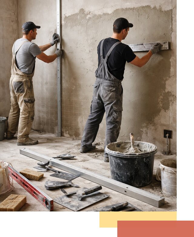 Профессиональная штукатурка стен под плитку в Орехово-Зуево