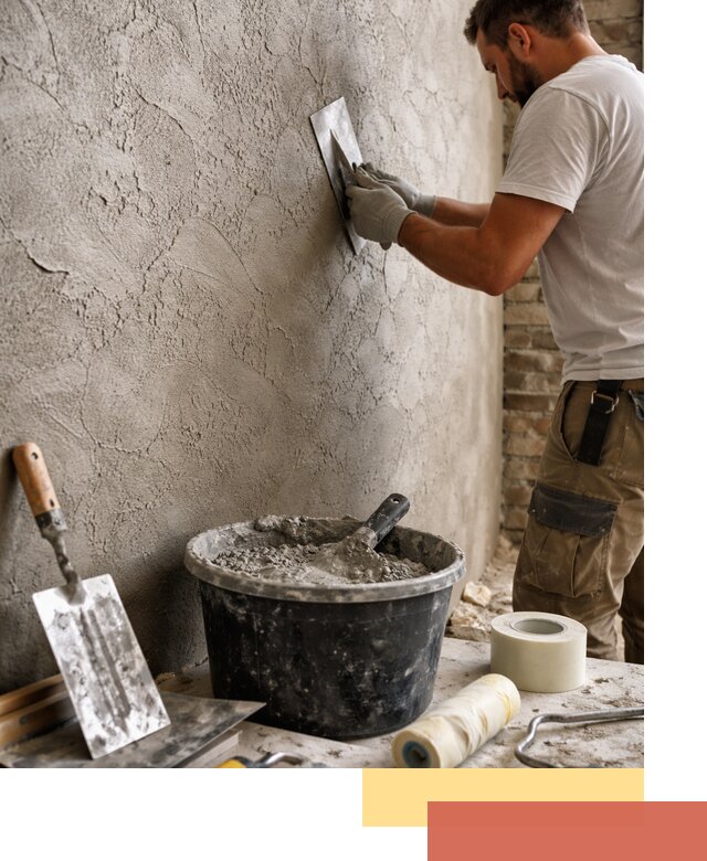 Декоративная штукатурка лофт в Орехово-Зуево — отделка стен и потолков