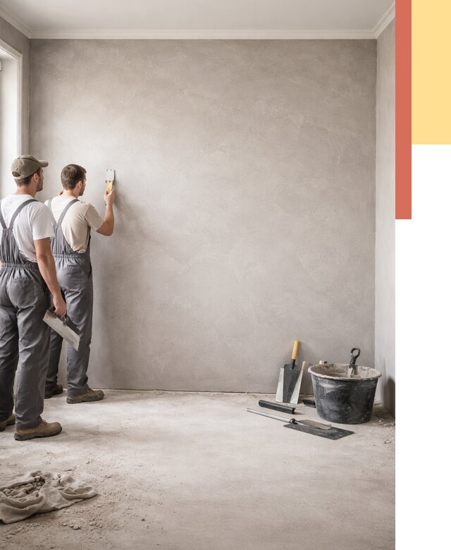 Микробетон на стены в Орехово-Зуево от 1303 руб. — нанесение и отделка | ОТДЕЛОЧНИК-Рхв