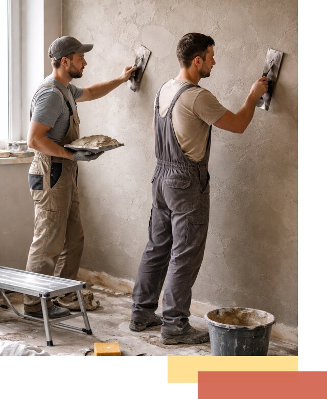 Ремонт декоративной штукатурки и восстановление фактуры в Орехово-Зуево