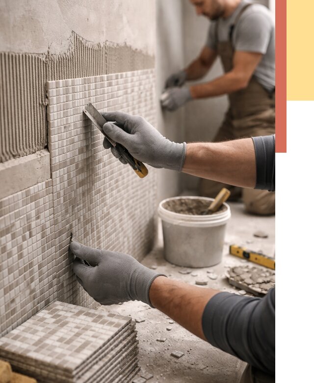 Облицовка стен мозаикой в Орехово-Зуево от 3334 руб/м2 — укладка мозаики на стены | ОТДЕЛОЧНИК-Рхв