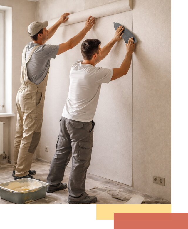 Поклейка виниловых обоев в Орехово-Зуево профессионально и качественно