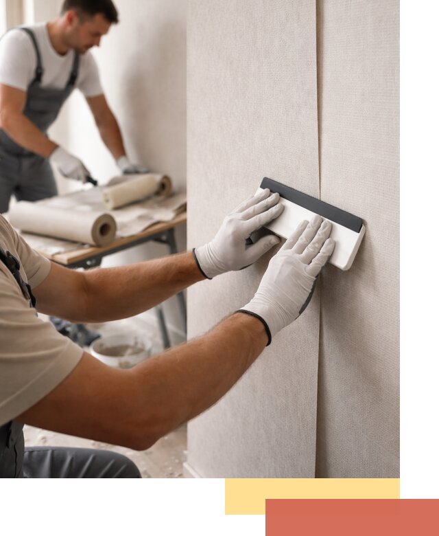 Поклейка обоев под покраску в Орехово-Зуево профессионально и быстро