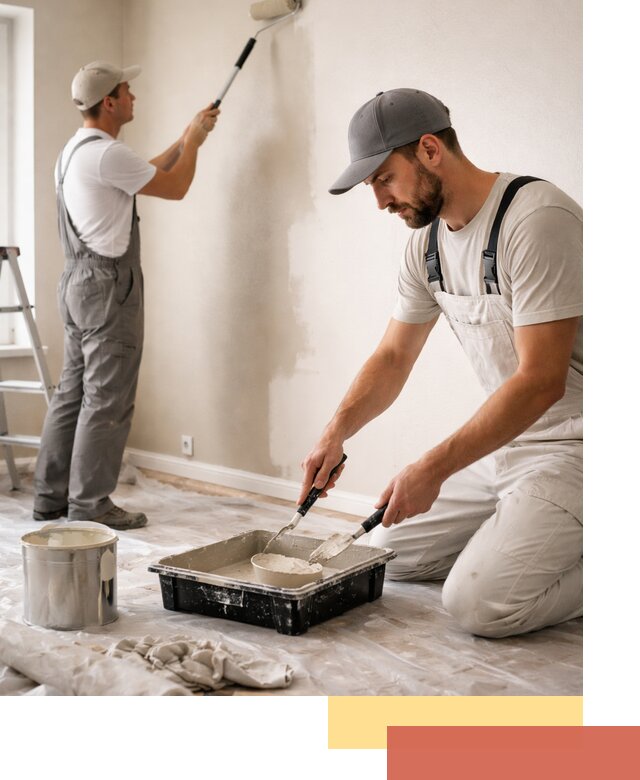 Покраска стен в квартире в Орехово-Зуево — профессионально и аккуратно