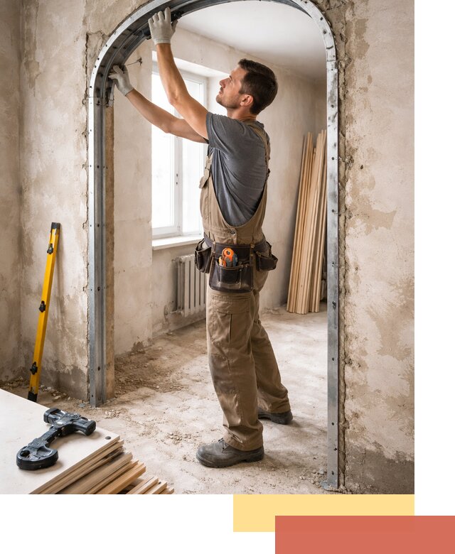 Устройство арочного проема в Орехово-Зуево под ключ