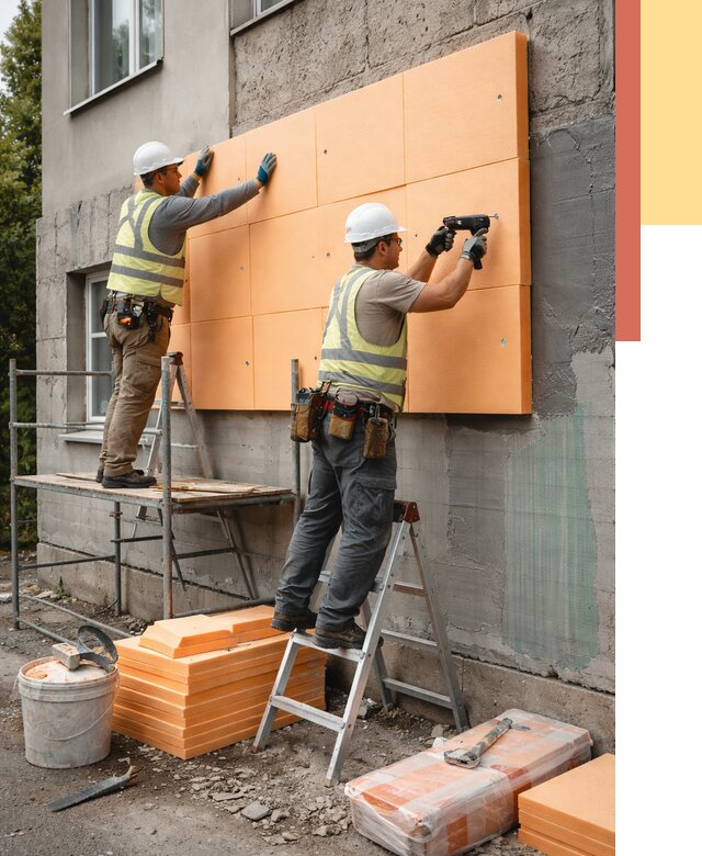 Утепление стен пеноплексом в Орехово-Зуево от 1928 руб./м2 — быстро и недорого | ОТДЕЛОЧНИК-Рхв