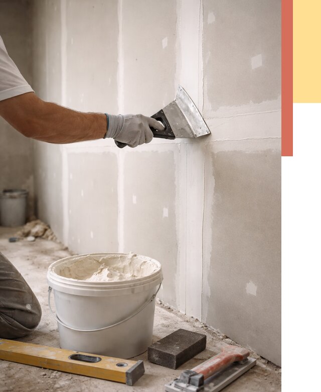 Шпаклевка перегородок из гипсокартона в Орехово-Зуево от 2605 руб. — услуги ОТДЕЛОЧНИК-Рхв