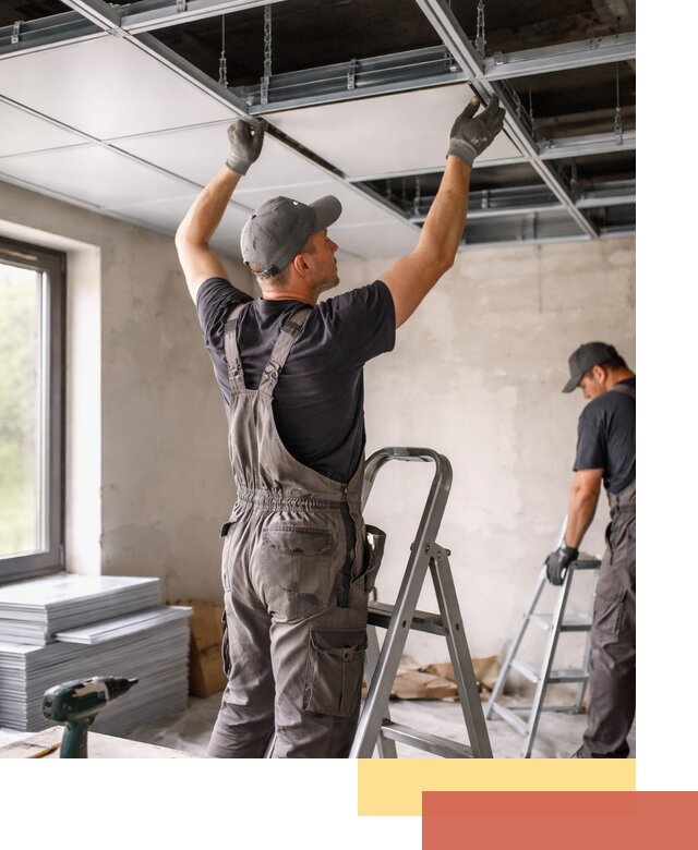 Монтаж кассетного потолка в Орехово-Зуево качественно и быстро