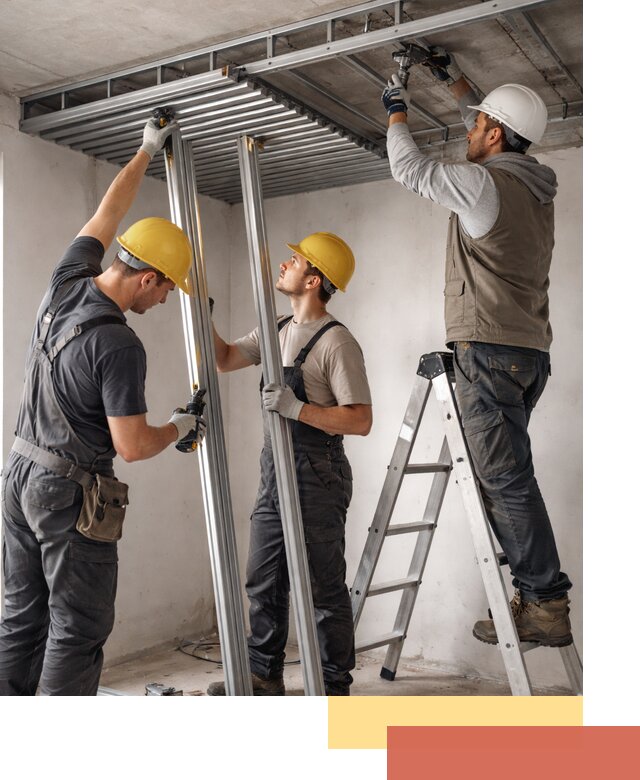 Монтаж реечного потолка под ключ в Орехово-Зуево