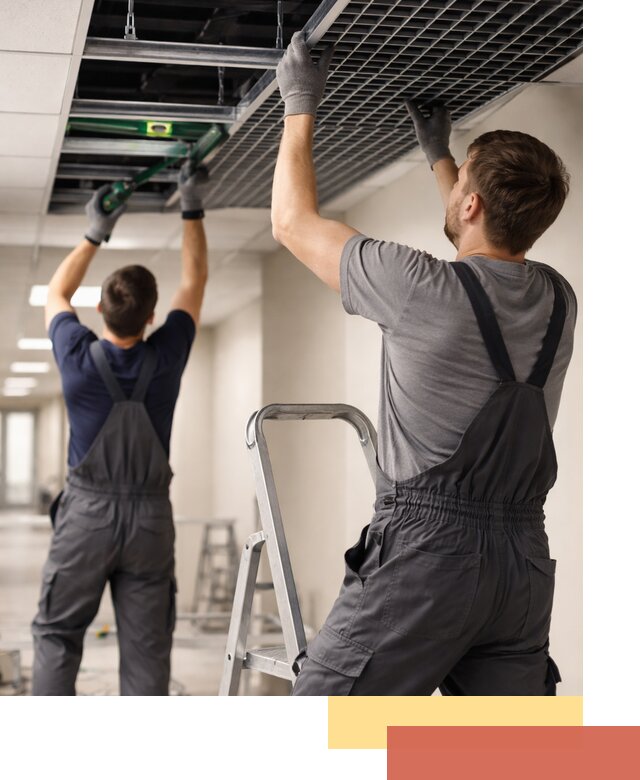 Монтаж потолка Грильято в Орехово-Зуево: установка под ключ качественно