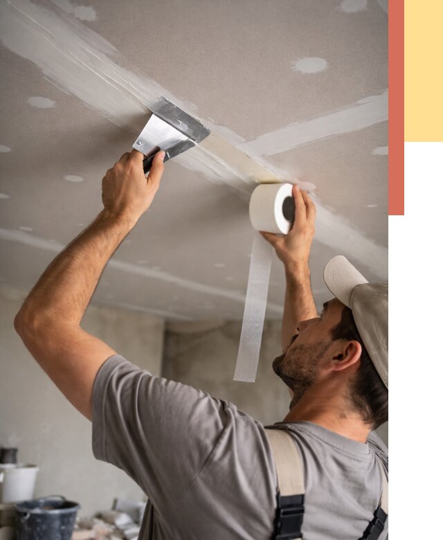 Обработка швов потолка ГКЛ в Орехово-Зуево от 7815 руб. под ключ | ОТДЕЛОЧНИК-Рхв