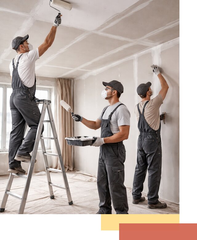 Покраска потолка из гипсокартона в Орехово-Зуево качественно и недорого