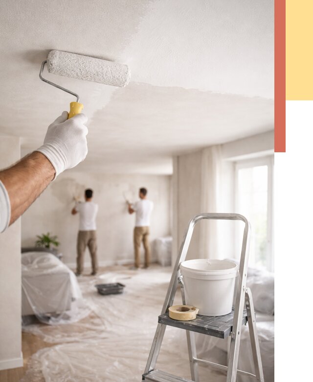 Покраска потолка акриловой краской в Орехово-Зуево от 2605 руб. | ОТДЕЛОЧНИК-Рхв