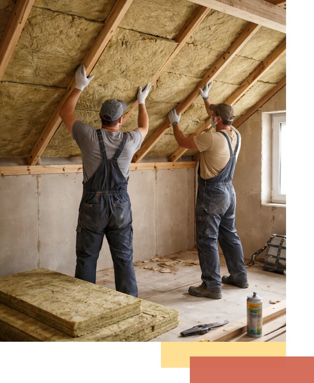 Утепление потолка минеральной ватой в Орехово-Зуево